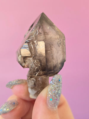 Elestial Smoky Quartz #37 - Enhydro