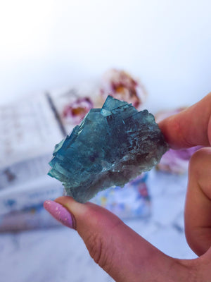 Blue Fluorite specemin. High Quality. Rare. #14